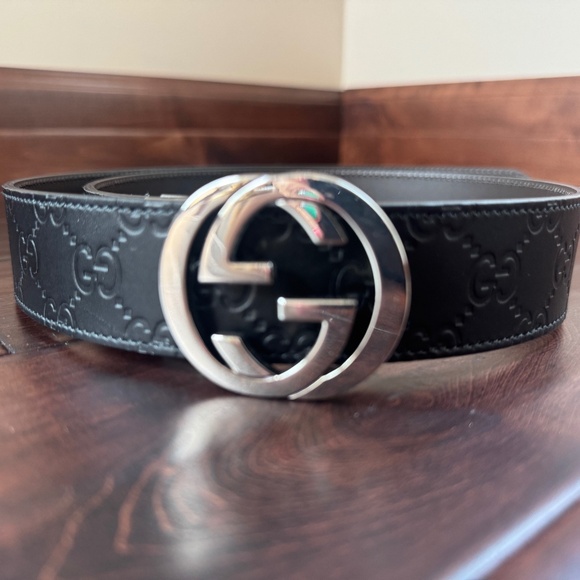 Gucci Belt with Interlocking G buckle - Picture 1 of 5